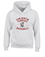 Zion-Benton Township HS Baseball Curve - Cotton Hoodie