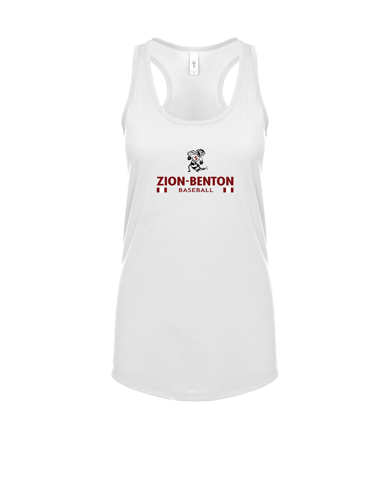 Zion-Benton Township HS Baseball Stacked - Womens Tank Top